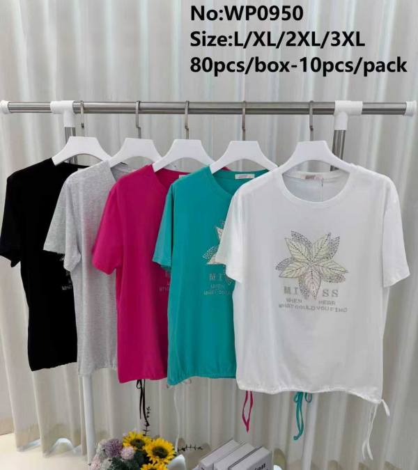 Bluzki damskie jeansy Roz S/M-L/XL, Mix Kolor Paczka 10 szt